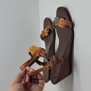 Vintage QualiCraft Casualets  Leather Sandals 7 M